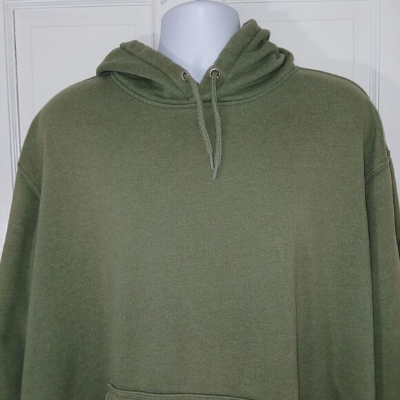 ​Carhartt Men's 2XL Loose Fit Midweight Hoodie Moss Green Logo Sleeve TS6022-M - Picture 2 of 15
